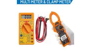 Multimeter, Clamp meter, cable tester, cable tracer, earth tester